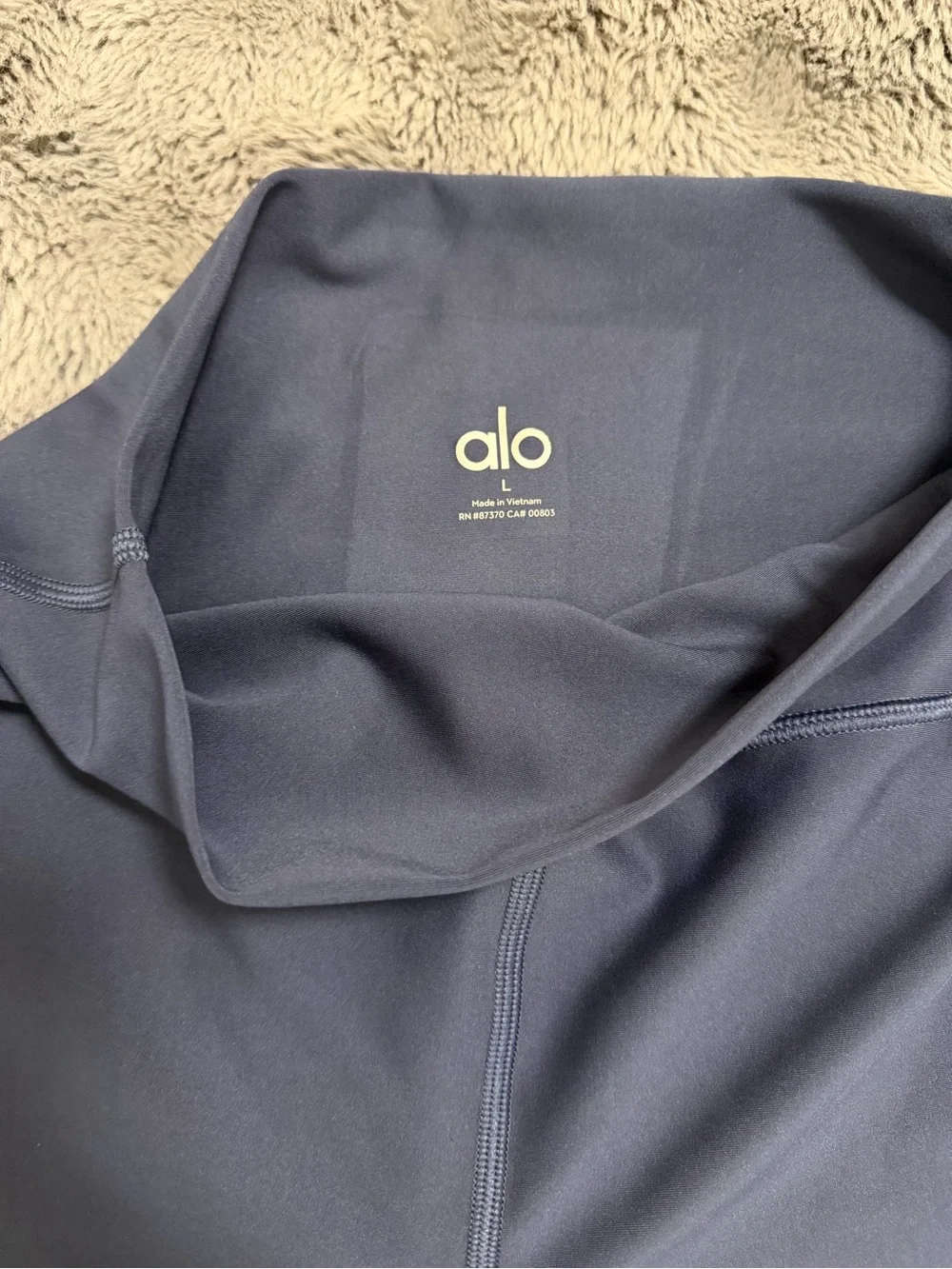 ALO Yoga High-Waist Navy Leggings
